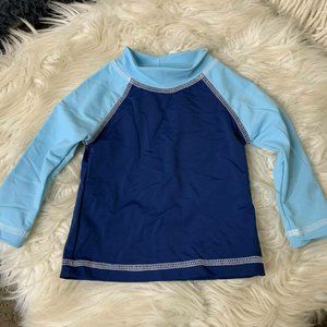 The Honest Co. Blue Rash Guard Size S